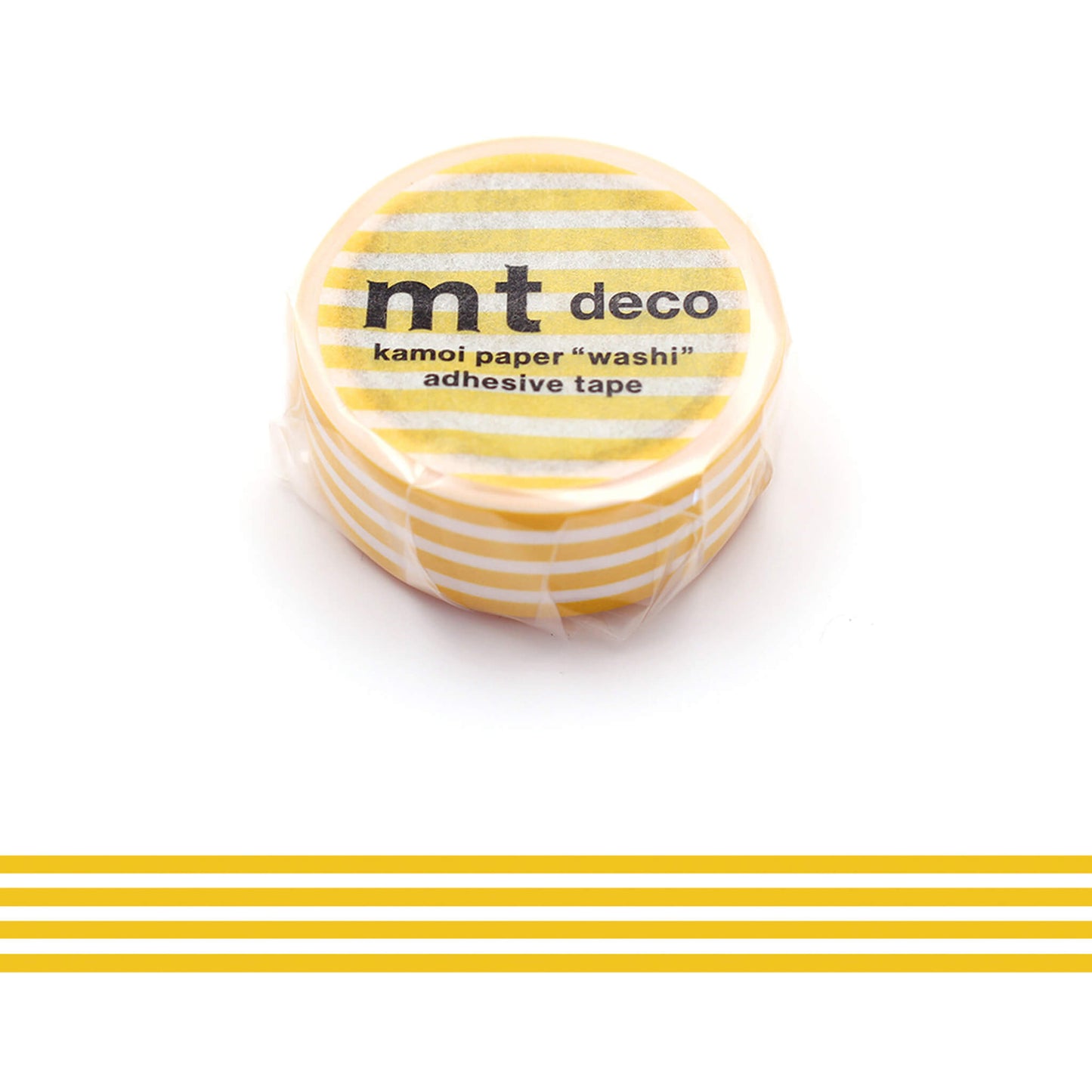 mt deco Washi Tape - Border - Dandelion [15mm] [Washi Tejp]