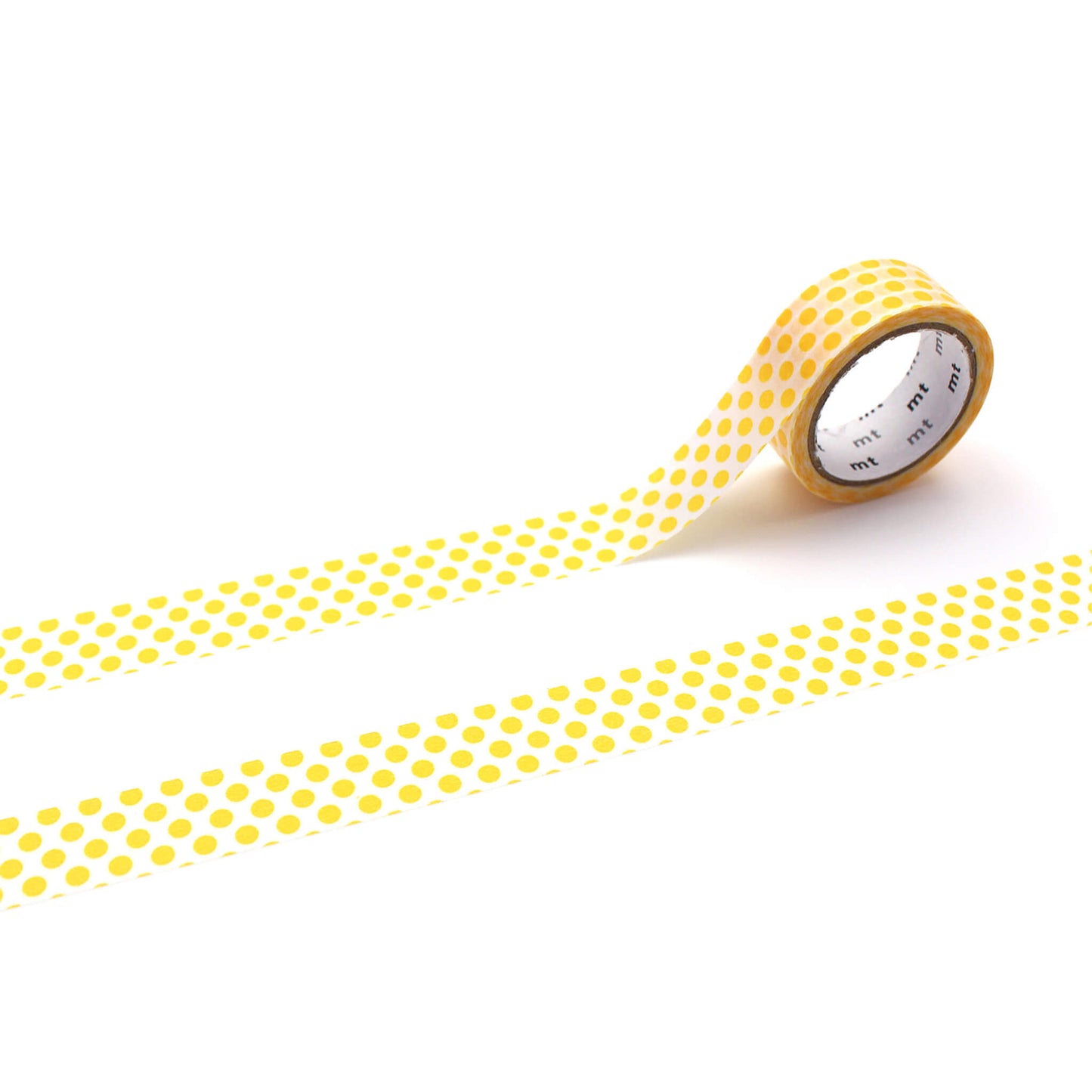 mt deco Washi Tape - Dot - Dandelion [15mm] [Washi Tejp]