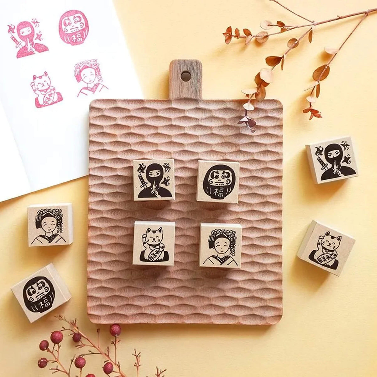 Cozyca Rubber Stamp - Daruma [Gummistämpel]
