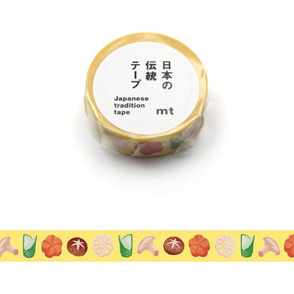mt × Maruichikyu Washi Tape - Japanese Tradition - Decorative Garnishing [15mm] [Washi Tejp]