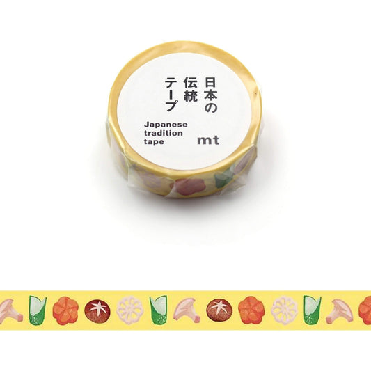 mt × Maruichikyu Washi Tape - Japanese Tradition - Decorative Garnishing [15mm] [Washi Tejp]