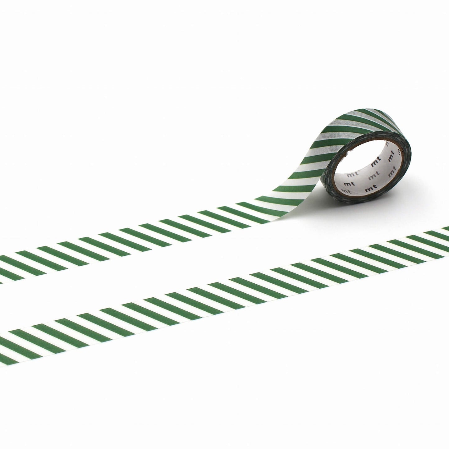 mt deco Washi Tape - Stripe - Deep Green [15mm] [Washi Tejp]