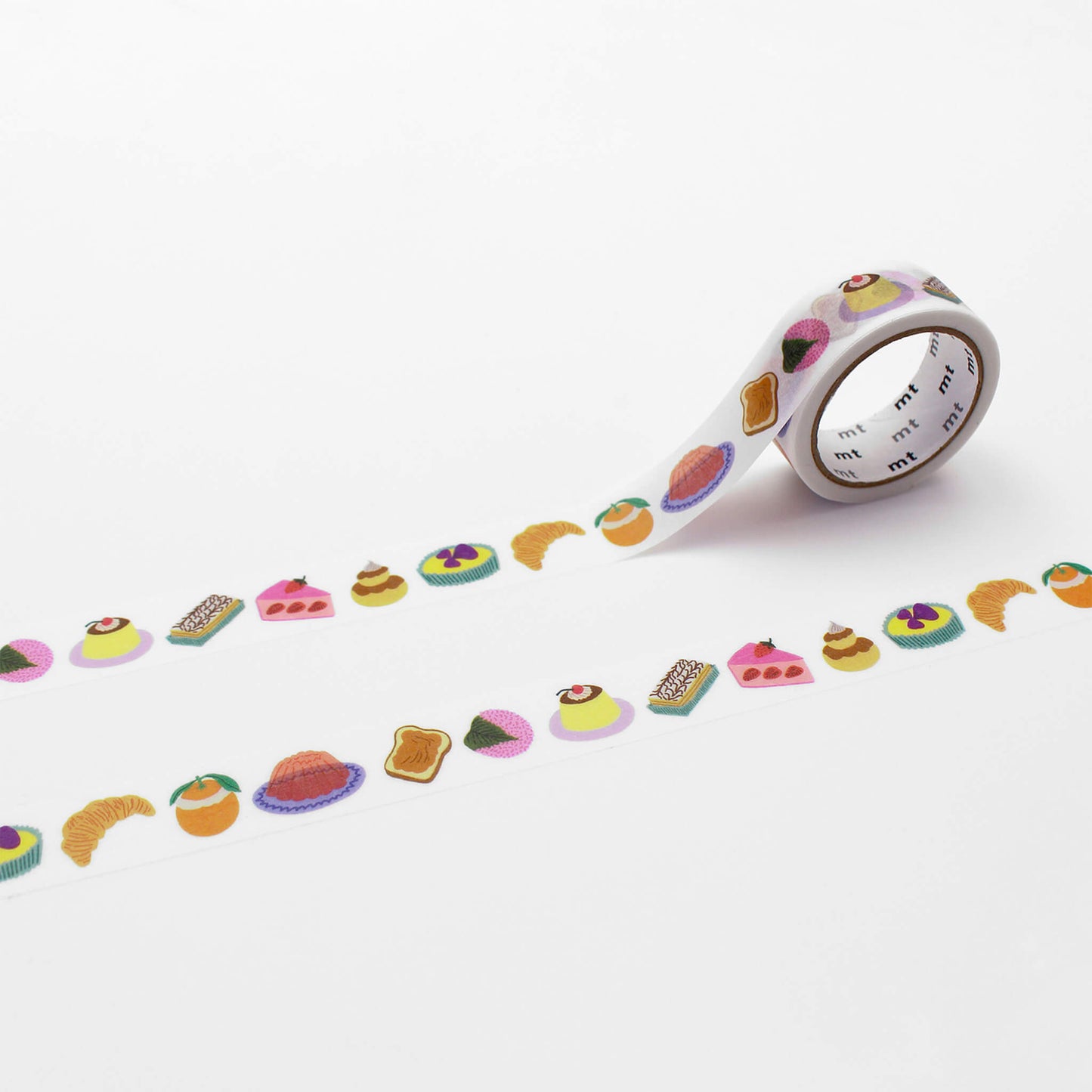 mt × Léa Maupetit Washi Tape - Desserts [15mm] [Washi Tejp]