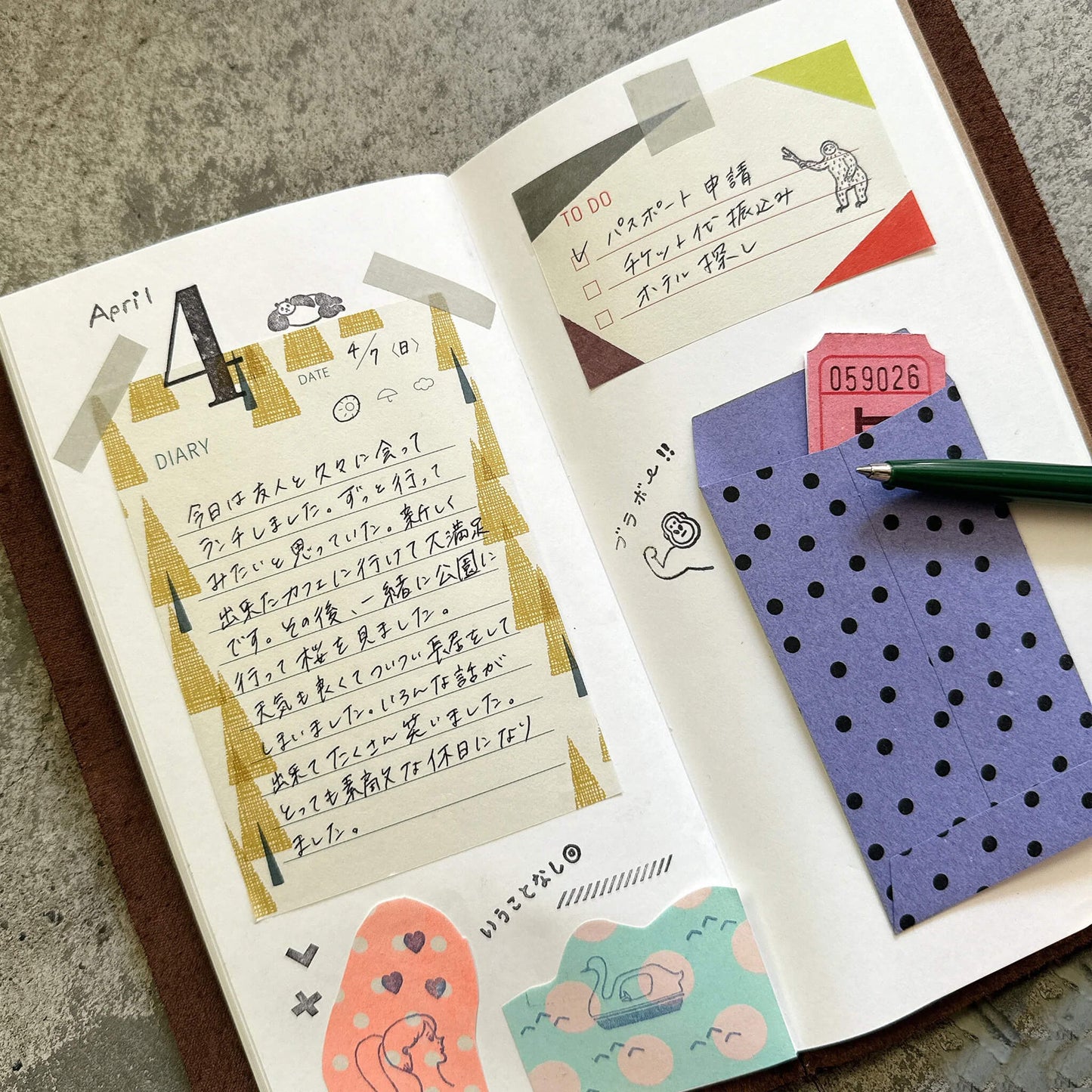 Mizushima Techo Scrap Memo - Diary L