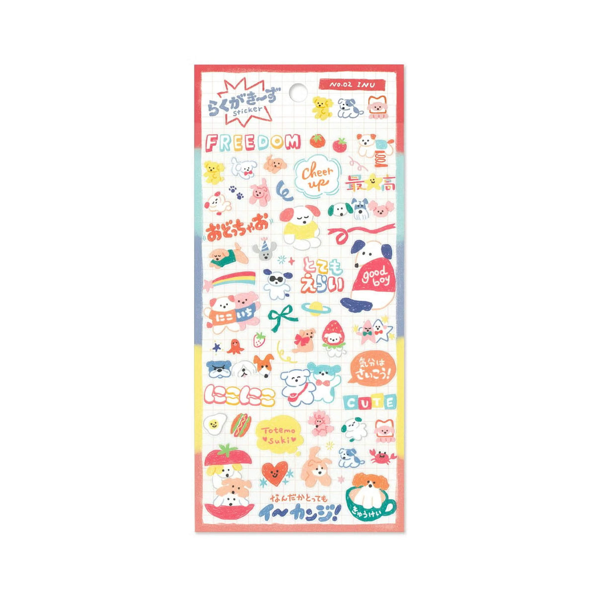 Mind Wave Doodle Crew Sticker - Inu