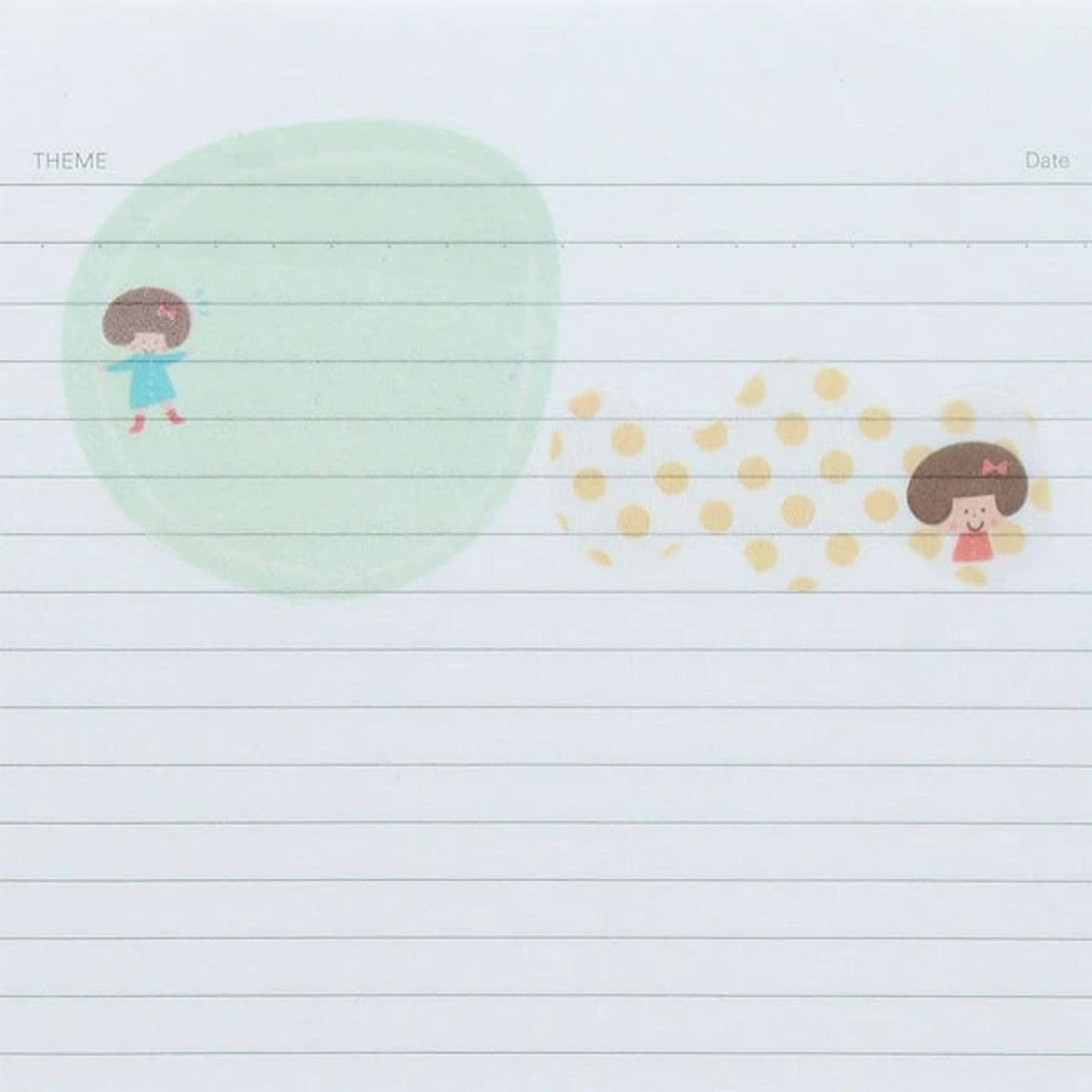 Sun-Star × Mizutama Suke Kakera Clear Sticky Notes - Dot [Självhäftande anteckningslappar]