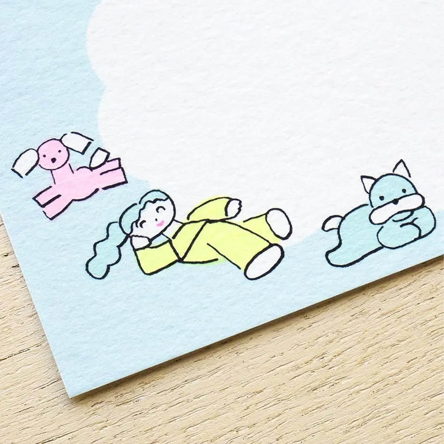 Cozyca Ippitsusen Letter Pad - Easy Days with a Dog