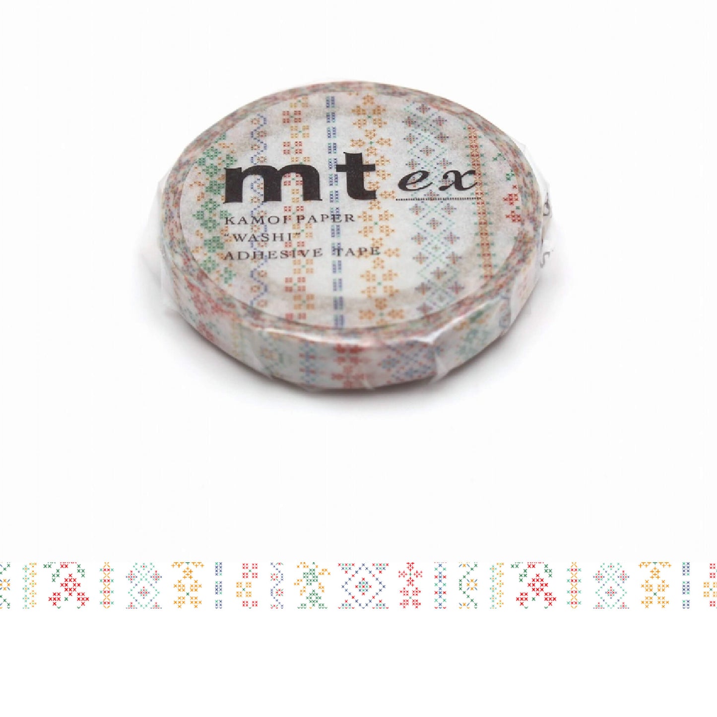 mt ex Washi Tape - Embroidery Line [7mm] [Washi Tejp]
