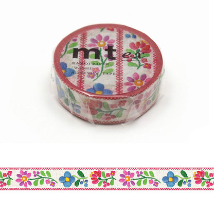 mt ex Washi Tape - Embroidery [15mm] [Washi Tejp]