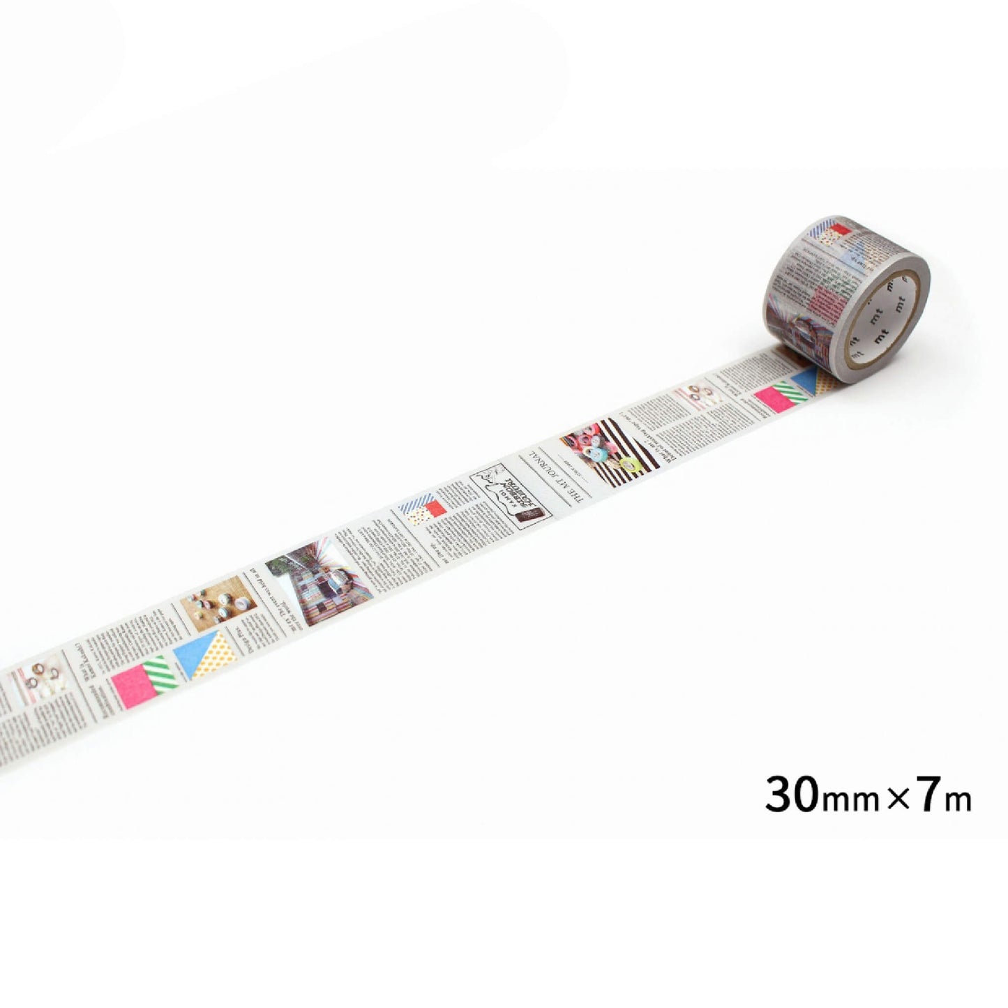 mt ex Washi Tape - Newspaper [30mm] [Washi Tejp]
