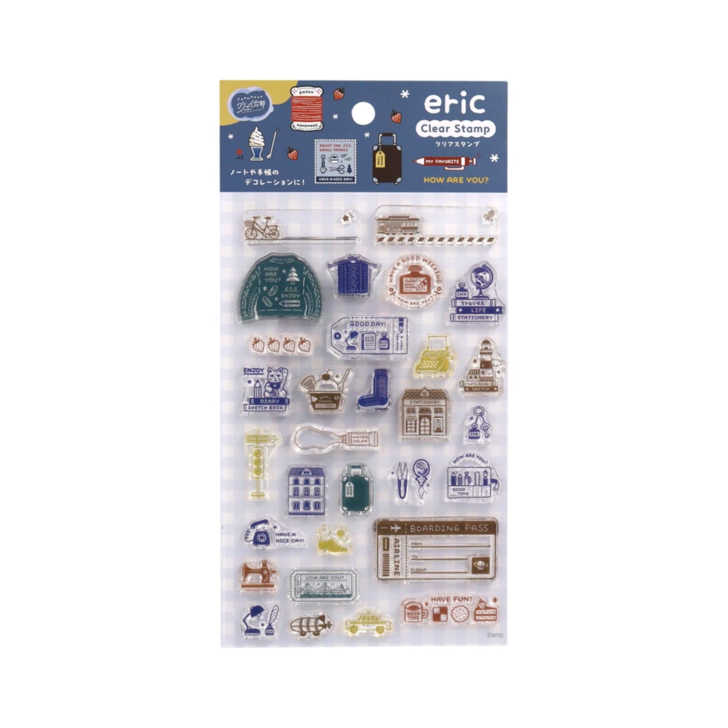 Komamono Lab Clear Stamp - eric [Klara stämpel]