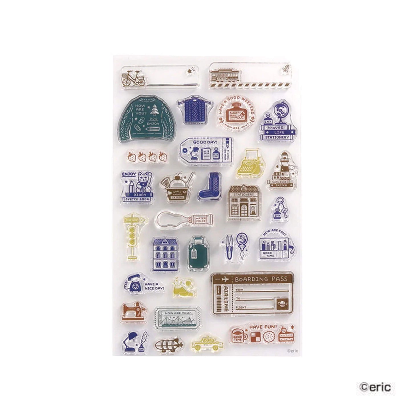 Komamono Lab Clear Stamp - eric [Klara stämpel]