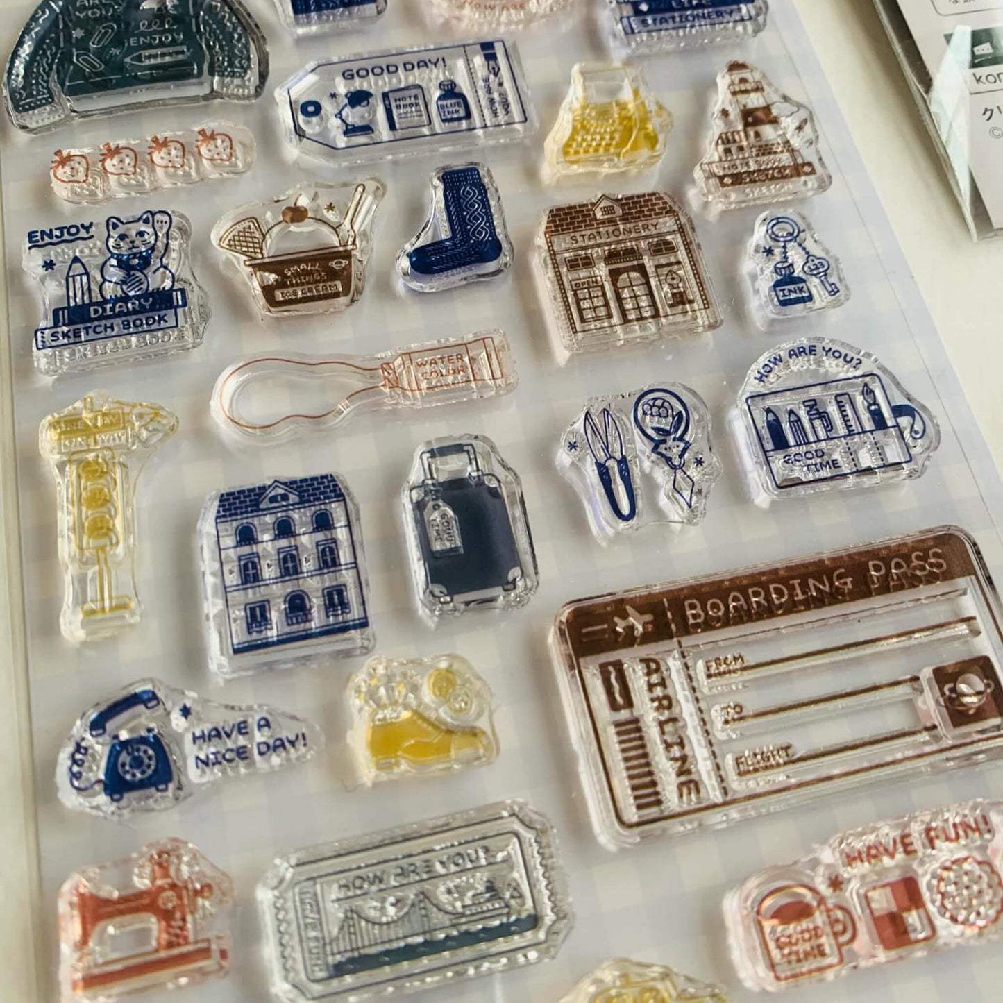 Komamono Lab Clear Stamp - eric [Klara stämpel]