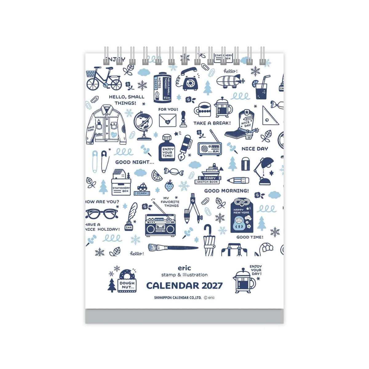 Shinnippon Calendar × Eric Small Things Desktop Calendar 2027