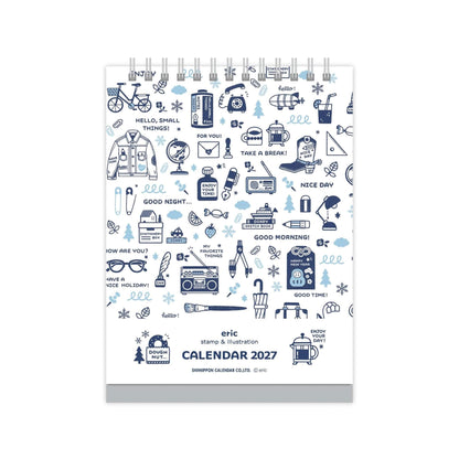 Shinnippon Calendar × Eric Small Things Desktop Calendar 2027