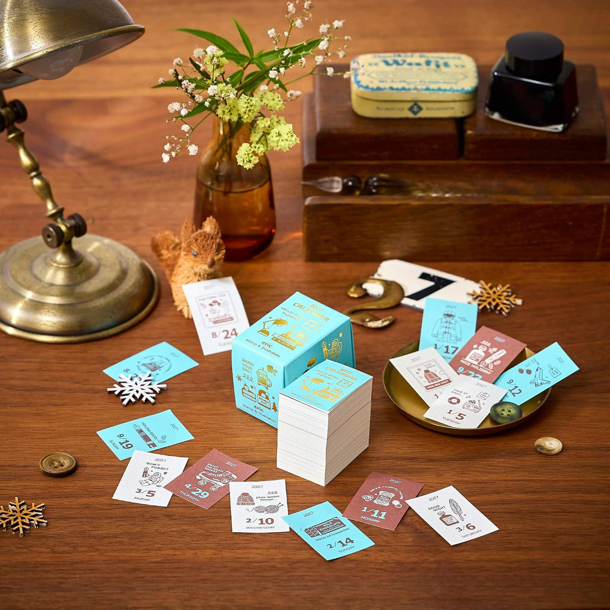 Shinnippon Calendar × Eric Small Things Mini Mini Daily Calendar 2027