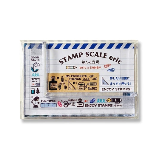 SANBY × Eric Small Things Stamp Scale Ruler [Linjal]