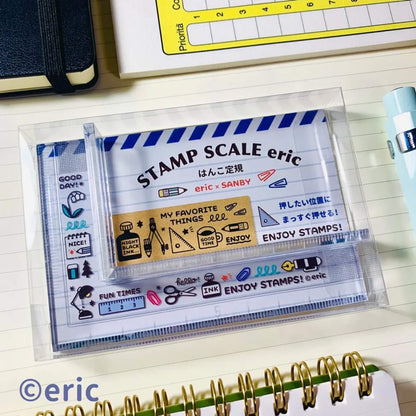 SANBY × Eric Small Things Stamp Scale Ruler [Linjal]