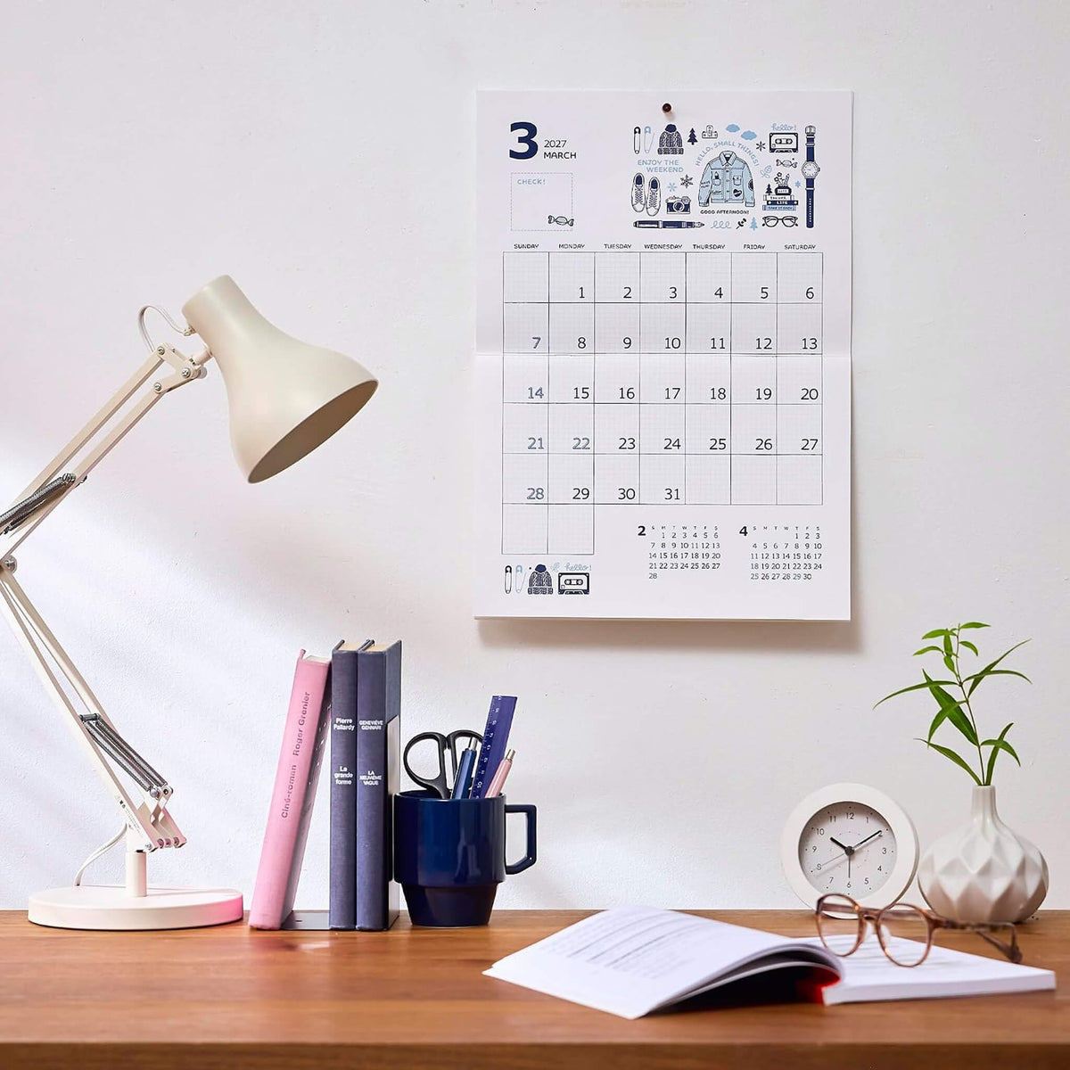 Shinnippon Calendar × Eric Small Things Wall Calendar 2027