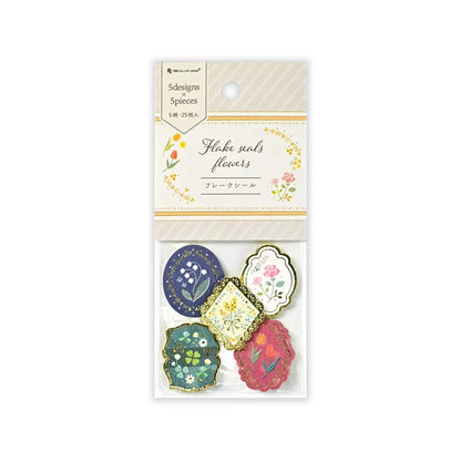 NB Nuku Flake Stickers - Flowers