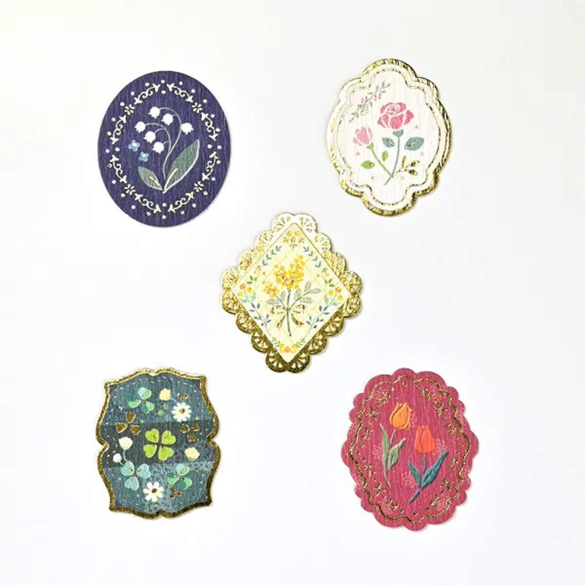 NB Nuku Flake Stickers - Flowers