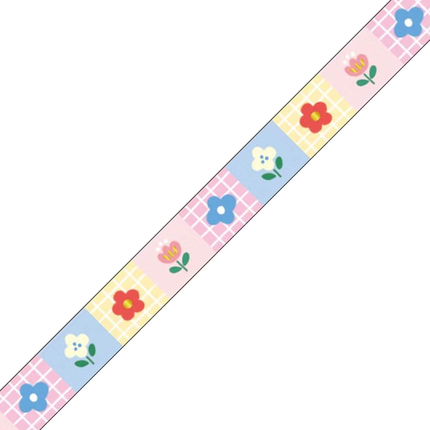 Mind Wave Clear Tape [7mm Width] Pop Color - Flower 2 [PET-filmtape]