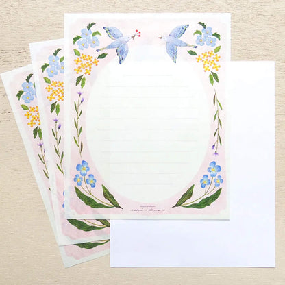 Cozyca Letter Set - Flower Birds [Brevpapper]