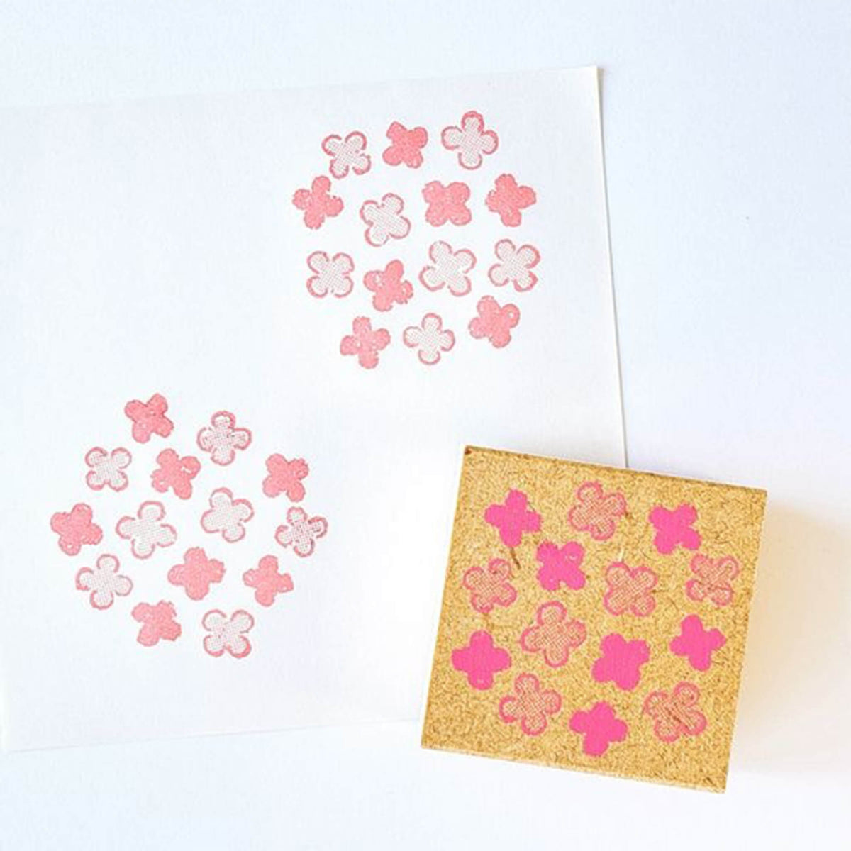 Kodomo no Kao Omekashi Stamp Series - Flower Field [Gummistämpel]