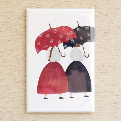 Cozyca Magnet - Flower-Patterned Umbrella [Magneter]