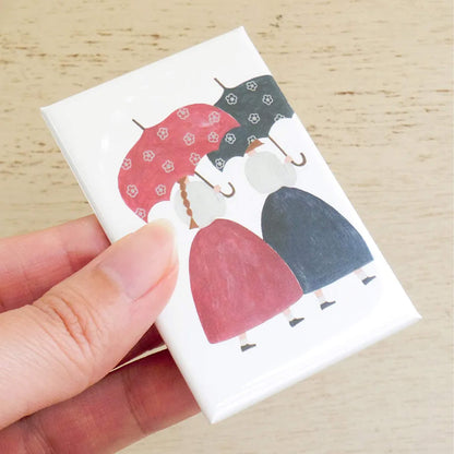 Cozyca Magnet - Flower-Patterned Umbrella [Magneter]