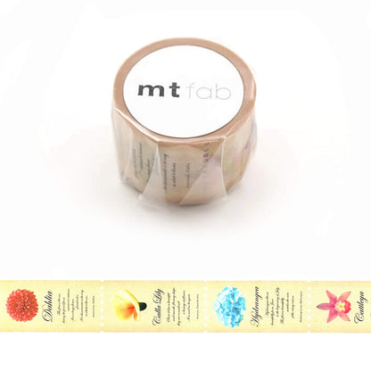 mt fab Perforated Washi Tape - Flower [25mm] [Washi Tejp]