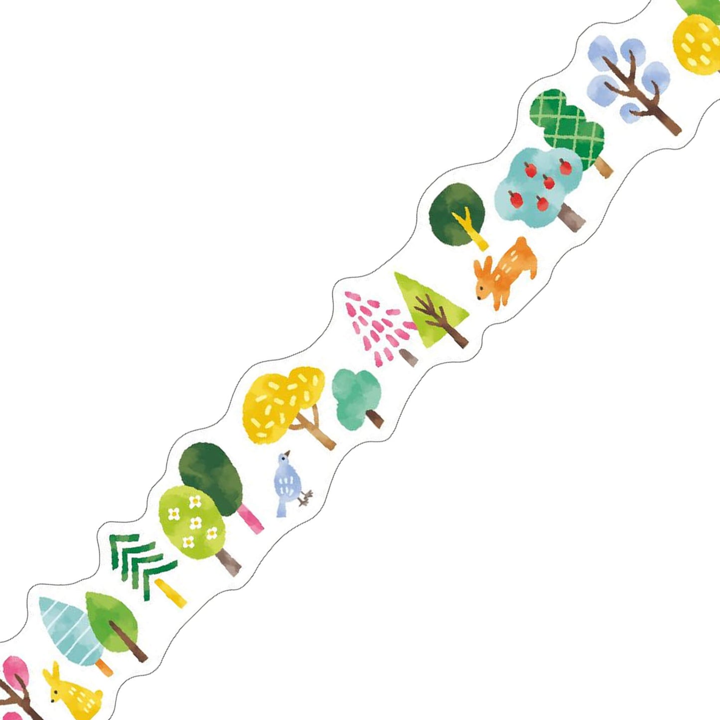 Mind Wave Die Cut Washi Tape - Forest
