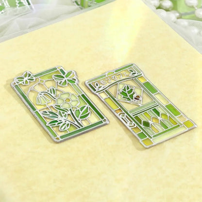 BGM 3D Clear Flake Sticker Café à la Mode・Traveling Windows - Forest