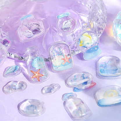 BGM Kyururun 3D Sticker 2026 Summer Limited - Fragments of the Sea [Klistermärkeark]