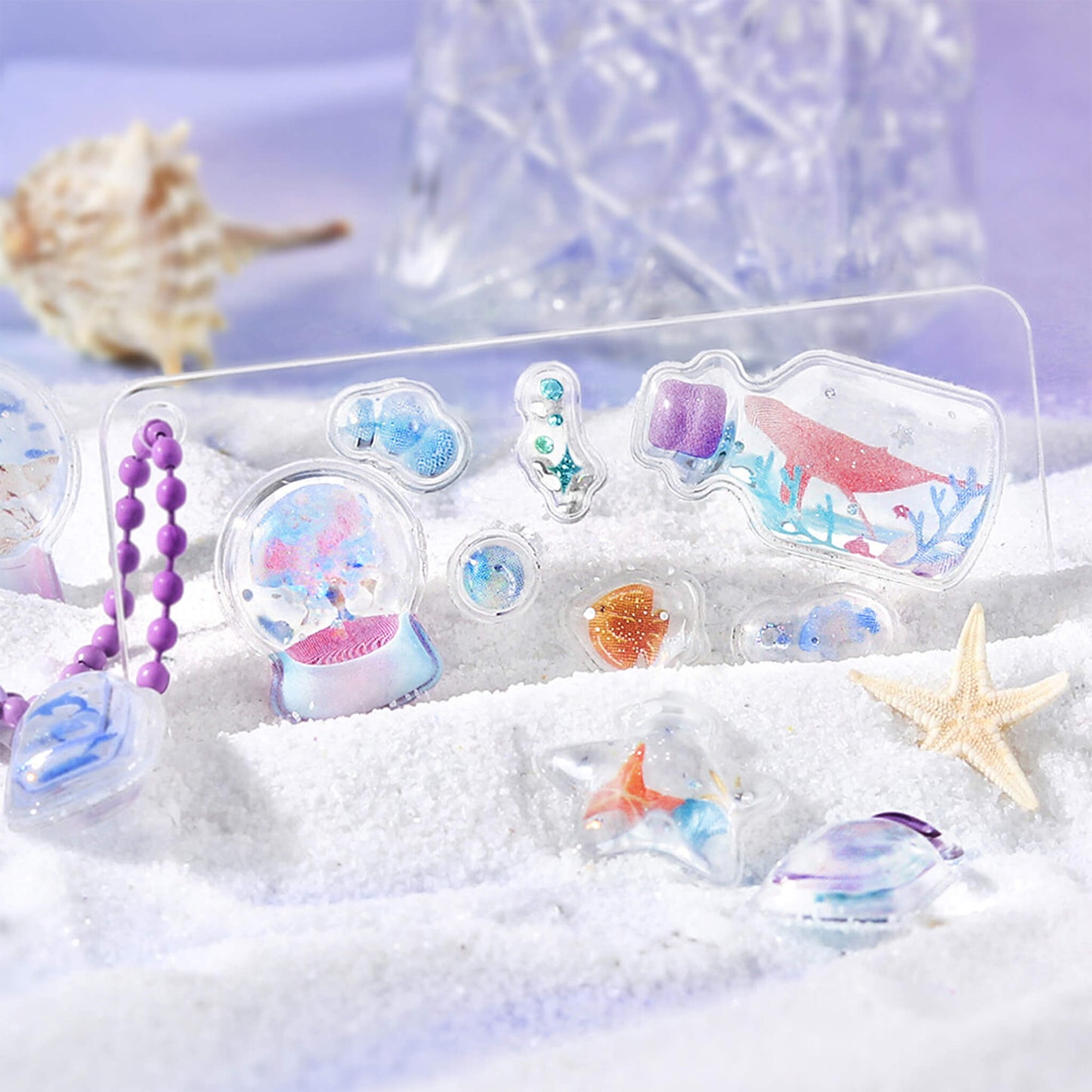 BGM Kyururun 3D Sticker 2026 Summer Limited - Fragments of the Sea [Klistermärkeark]