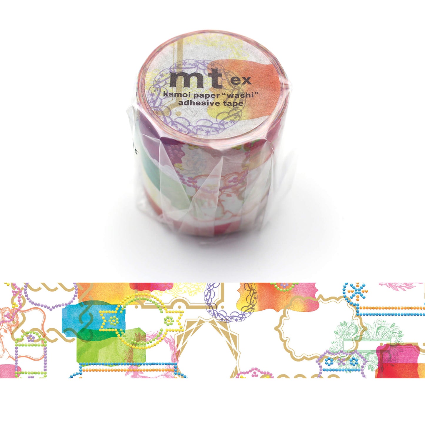 mt ex Washi Tape - Frame Collage [45mm] [Washi Tejp]