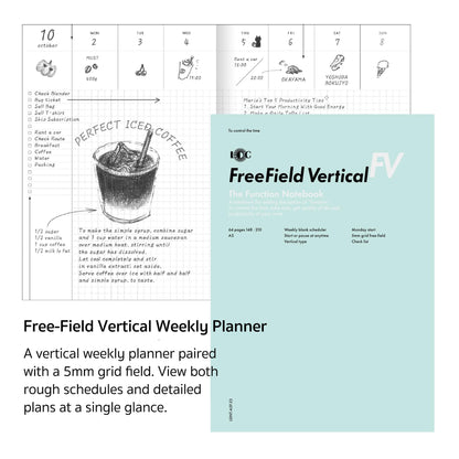 Luddite Function Notebook A5 - FreeField Vertical