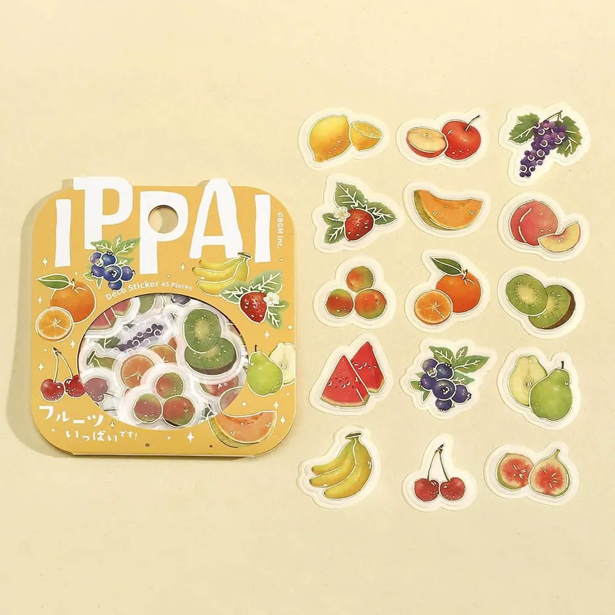 BGM Flake Sticker IPPAI - Fruits