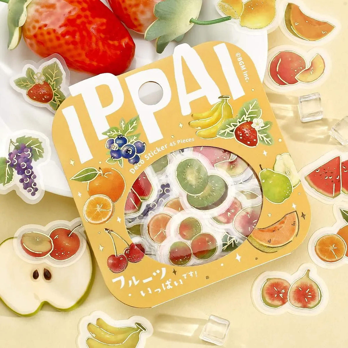 BGM Flake Sticker IPPAI - Fruits