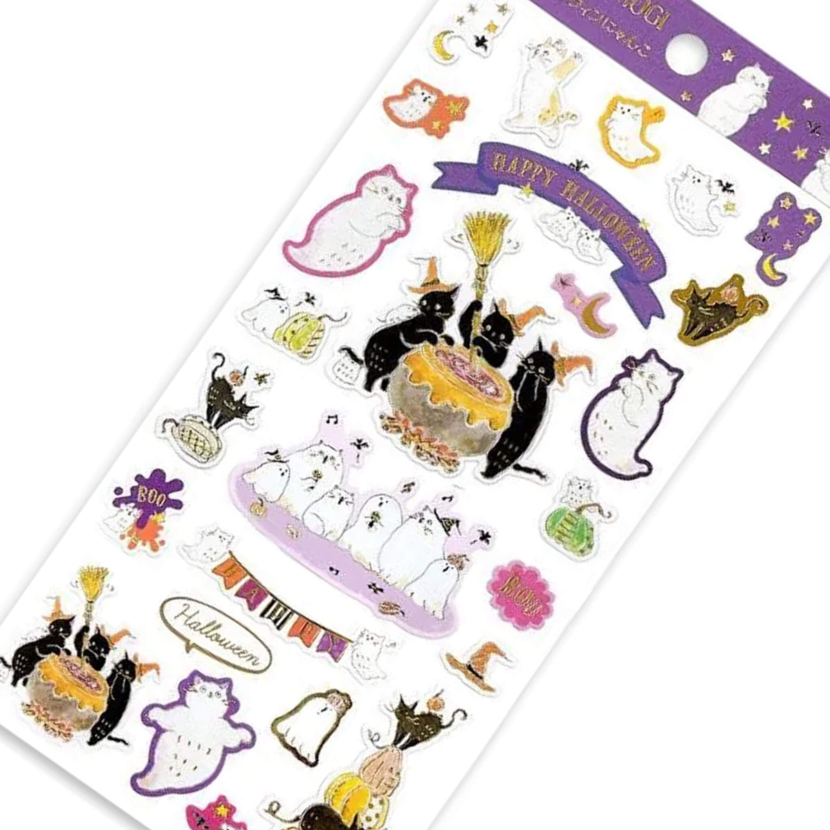 Active Corporation × Tocoro Comugi Halloween Sticker Sheet - Ghost