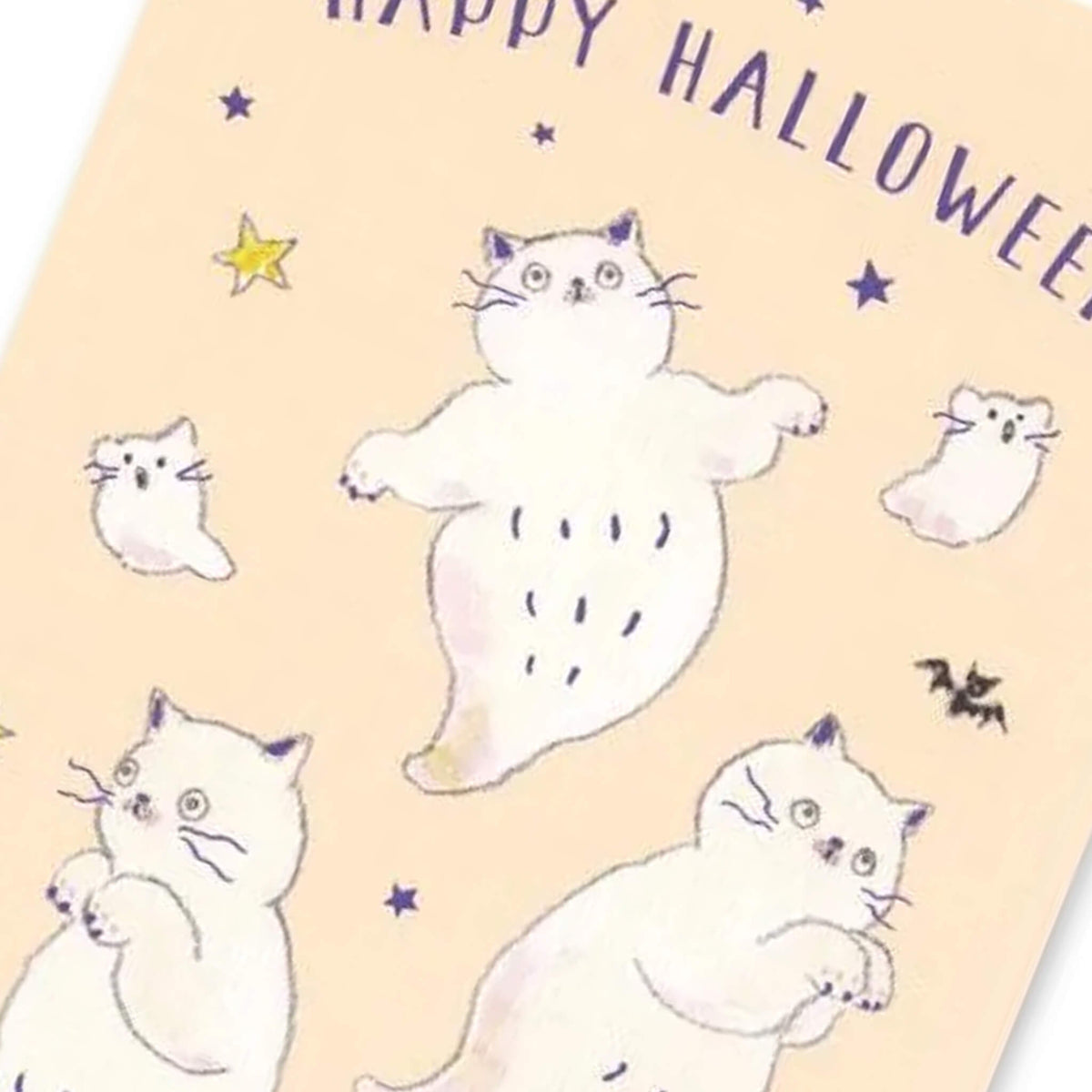 Active Corporation × Tocoro Comugi Halloween Postcard - Ghost