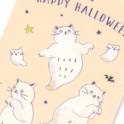 Active Corporation × Tocoro Comugi Halloween Postcard - Ghost
