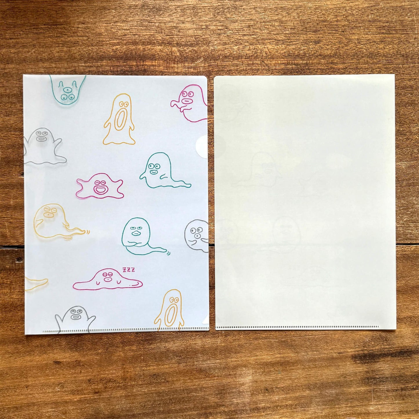 Mizushima × Keiko Shibata Clear Folder - Ghost L