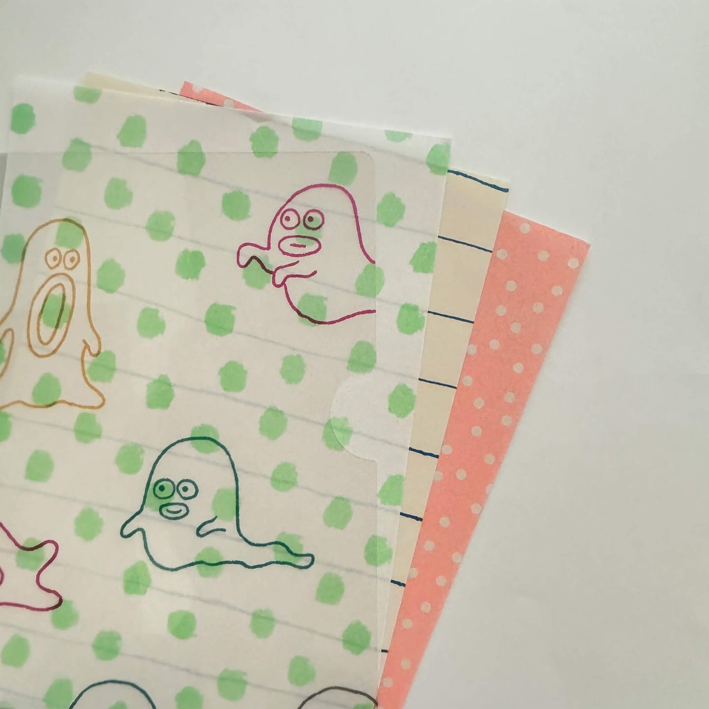 Mizushima × Keiko Shibata Clear Folder - Ghost L