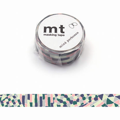 mt × minä perhonen Washi Tape - Glow-in-the-Dark - Light Collage [15mm] [Washi Tejp]