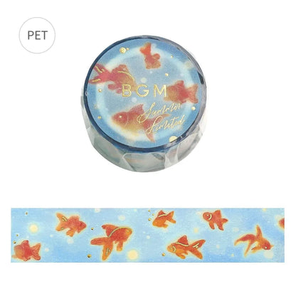 BGM Foil Clear Tape 2026 Summer Limited - Goldfish Ripples [PET-filmtape]