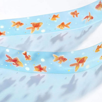 BGM Foil Clear Tape 2026 Summer Limited - Goldfish Ripples [PET-filmtape]