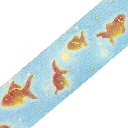 BGM Foil Clear Tape 2026 Summer Limited - Goldfish Ripples [PET-filmtape]