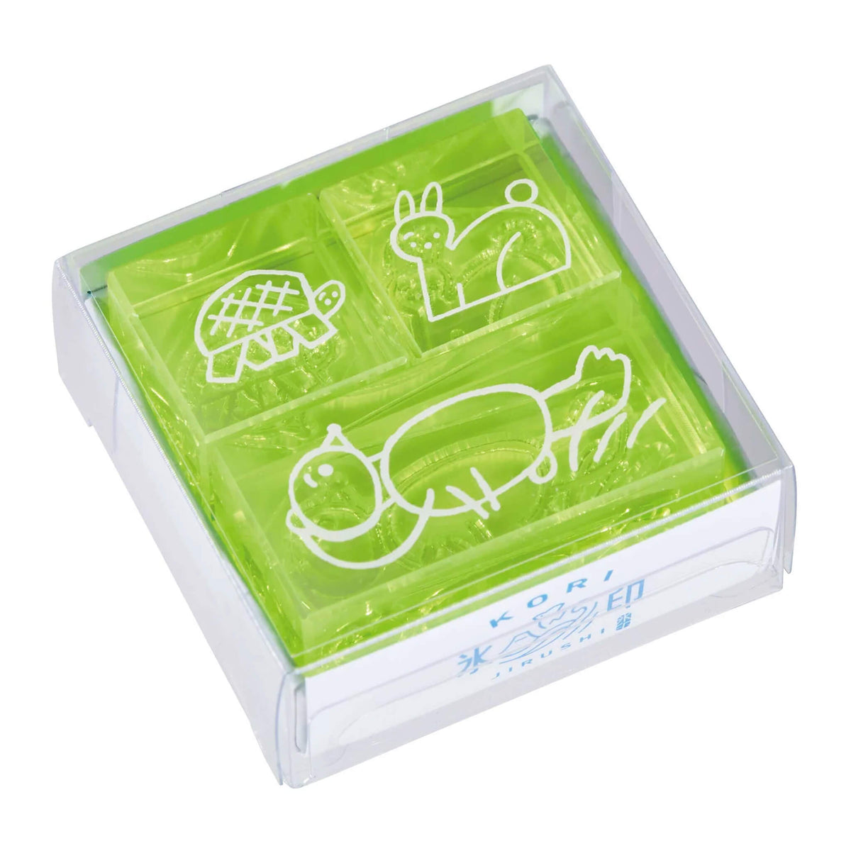 King Jim HITOTOKI Kori Jirushi Ice Cube Stamp Set - Grass Field
