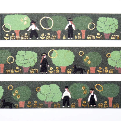 Cozyca Foil Washi Tape - Green